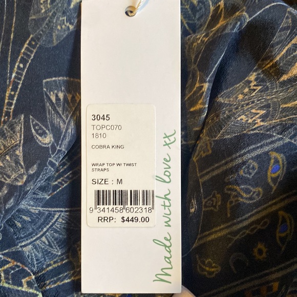 Camilla cobra king wrap top - Picture 2 of 3